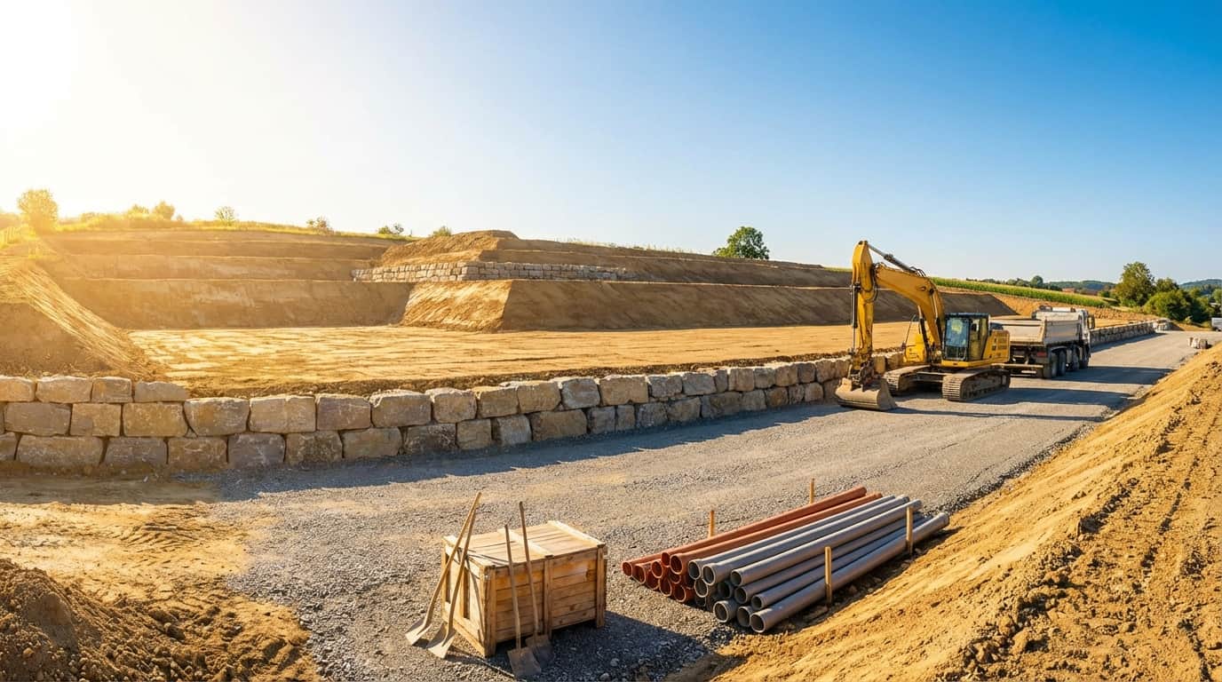 Travail professionnel excavation par Excavation MRT
